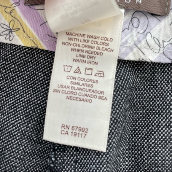 Sigrid Olsen twill  pants “modernist/00” high waisted, stretch - Picture 11 of 11